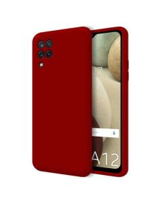 Custodia in Silicone per Samsung A12 colore Rosso