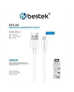 Cavo Bestek usb dati & di carica bianco type C 200cm - BK-L41
