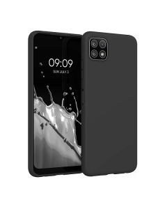 Custodia in Silicone per Samsung A22 5G colore Nero