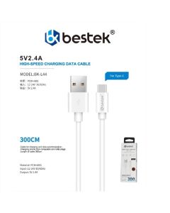 Cavo Bestek usb dati & di carica bianco type C 300cm - BK-L44