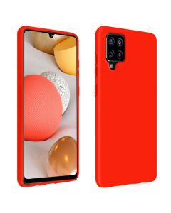 Custodia in Silicone per Samsung A42 5G colore Rosso