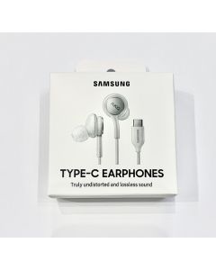 Auricolari Samsung con microfono a filo bianco - Type C