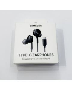 Auricolari Samsung con microfono a filo nero - Type C