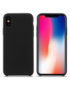 Custodia in Silicone per iPhone XS Max colore Nero