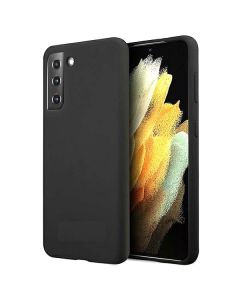 Custodia in Silicone per Samsung S21+ colore Nero