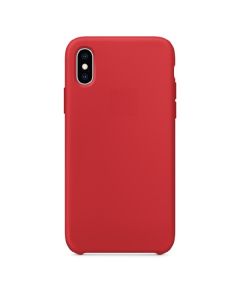 Custodia in Silicone per iPhone X / XS colore Rosso