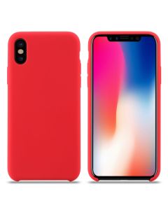 Custodia in Silicone per iPhone XS Max colore Rosso