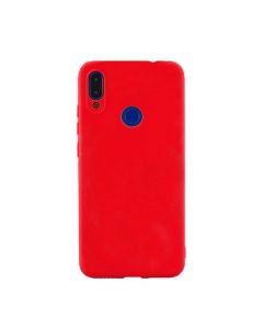 Custodia in Silicone per Samsung A40 colore Rosso