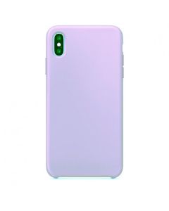 Custodia in Silicone per iPhone X / XS colore Lilla