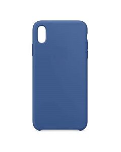 Custodia in Silicone per iPhone XS Max colore Blu