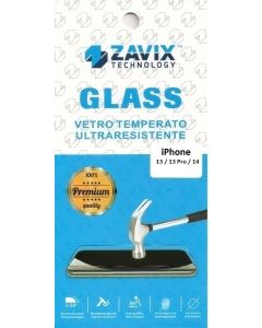 Pellicola vetro temperato per iPhone 13 / 13 Pro / 14 / 16e